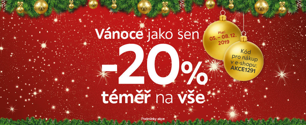 Sleva 20% na vše