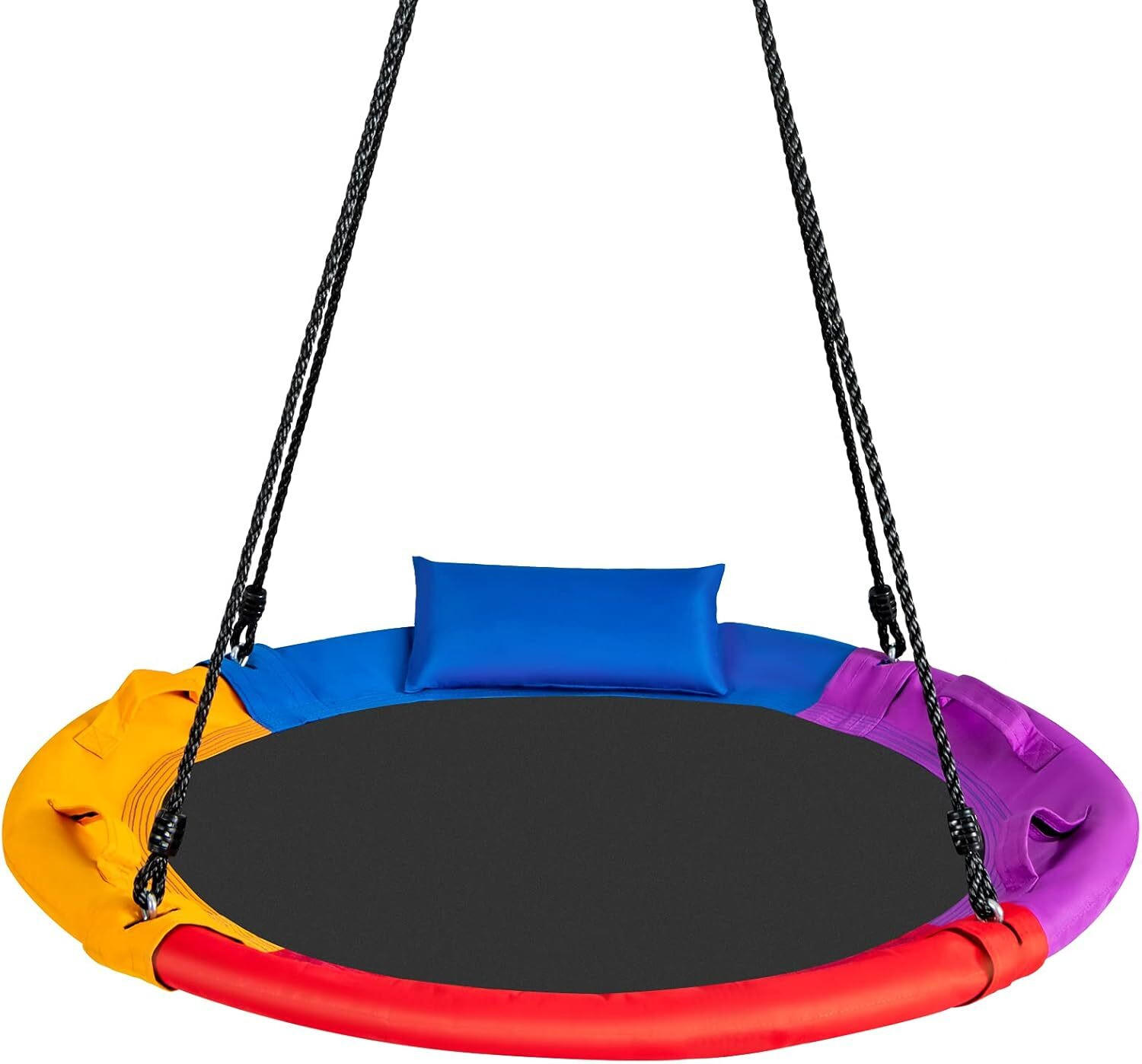 Costway Kinderschaukel Mehrfarbig 100x180x100 cm