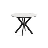 ESSTISCH EVO mit Felge - Multicolor/Schwarz, Holzwerkstoff/Metall (100/100/76cm) - Meblini
