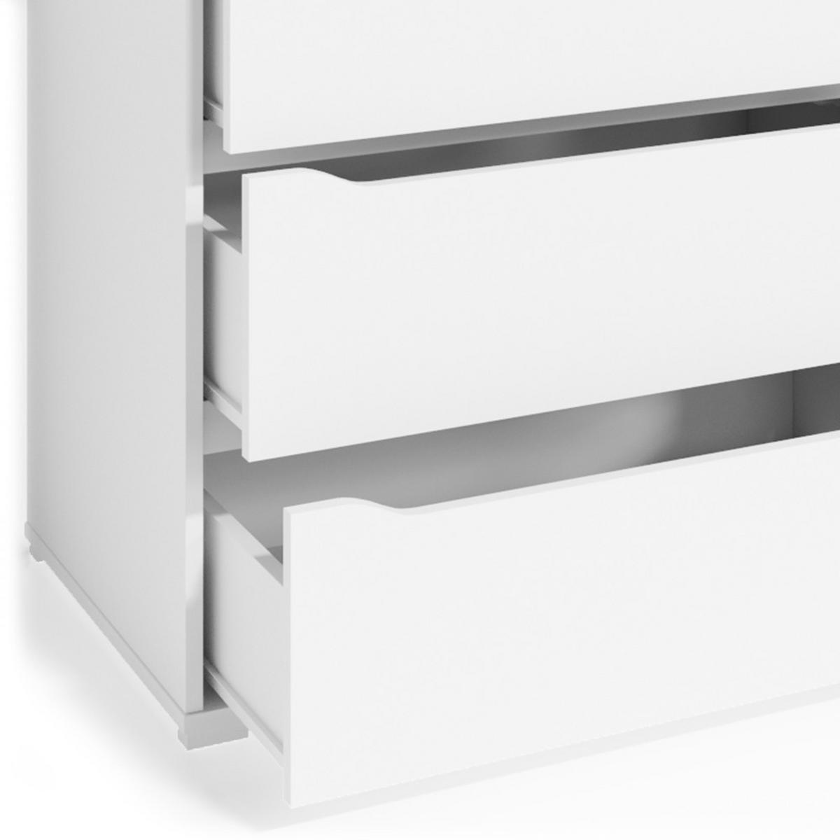 KOMMODE Ruben Weiß 80 x 77.6 cm - Weiß, Holzwerkstoff (48/77.6/80cm) - Vicco