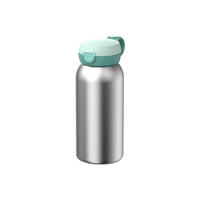 ISOLIERFLASCHE MIT KLAPPDECKEL Campus Cool Mint 500 ml - Mintgrün, Kunststoff/Metall (0.5L) - Mepal
