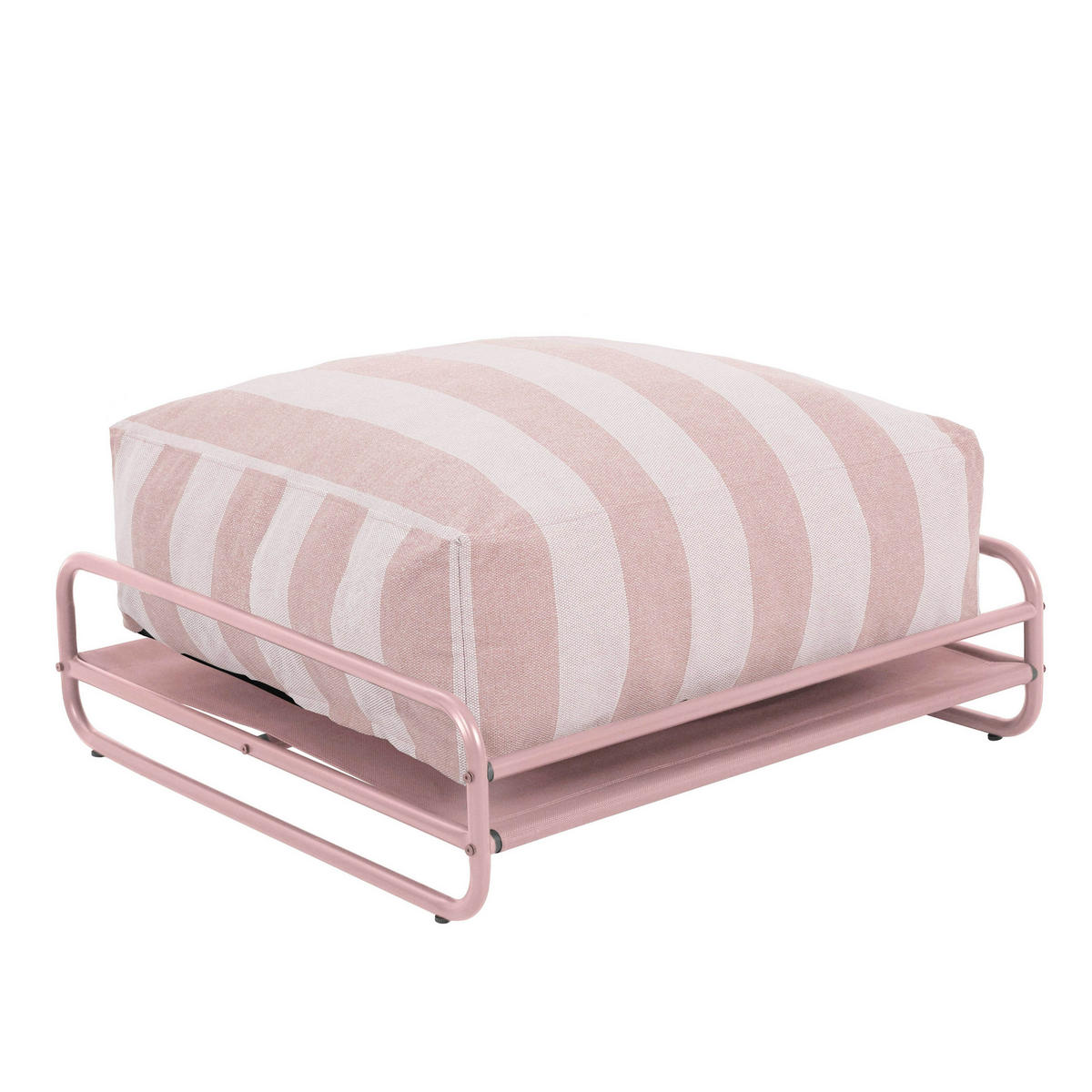 GARTENHOCKER pudressosa - Pink, Textil (97/42/97cm) - Oviala