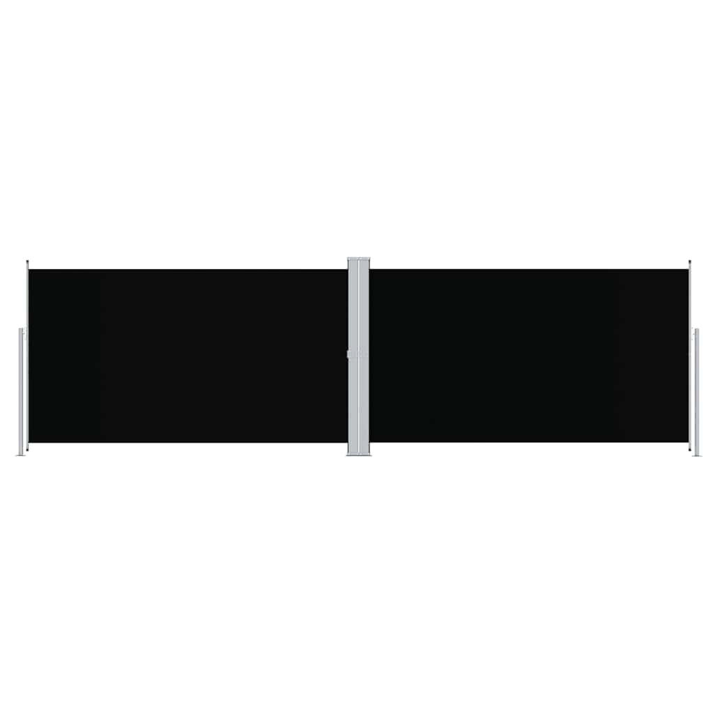 SEITENMARKISE Ausziehbar Schwarz 180x600 cm - Schwarz, Textil (600/180/600cm) - furnicato