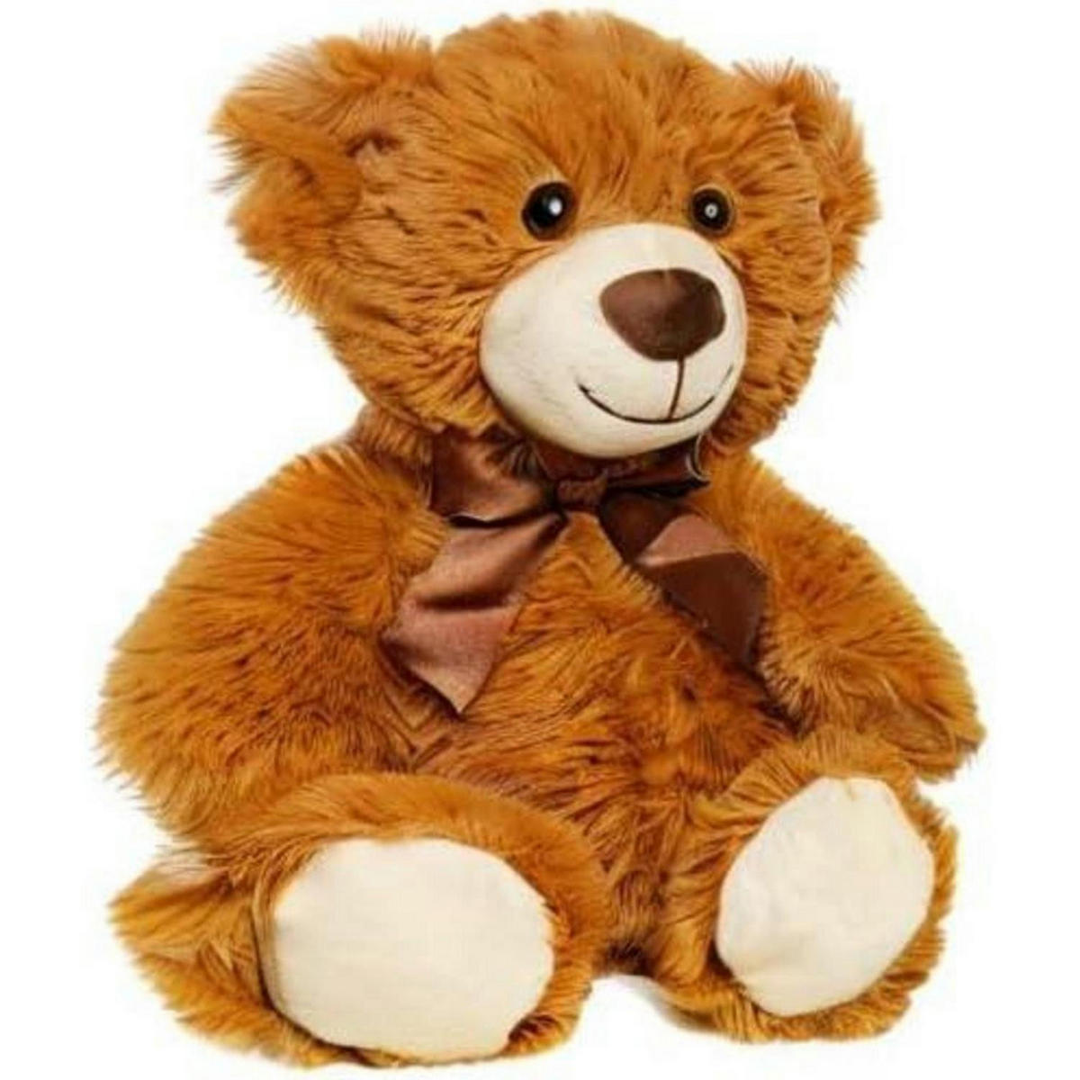 PLÜSCHTIER Teddybär 10-teiliges Set Braun 34 cm - Braun, Textil (25/35cm)