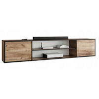 TV-LOWBOARD EDI 4 Craft Gold Eiche – 2-türig - Honigeiche, Holzwerkstoff (206.4/42/38.9cm)