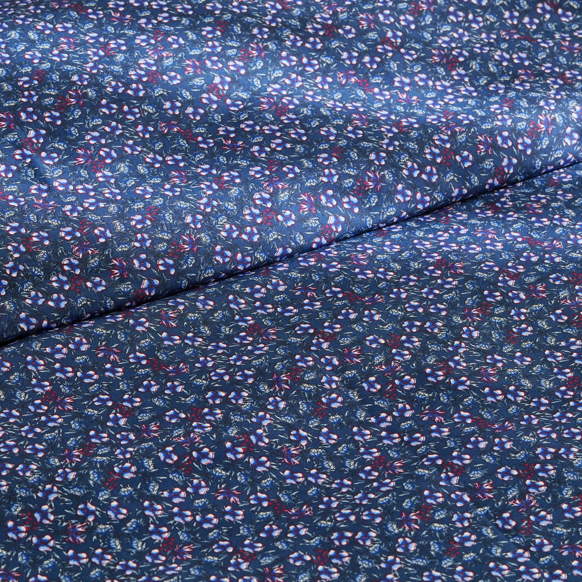 BETTWÄSCHE Drobilis - Dunkelblau, Textil (200/220cm) - home&you