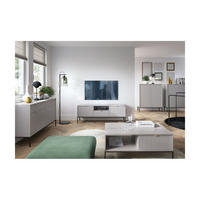 WOHNZIMMER Set 5-tlg. – NOVA – Grau - Grau, Holzwerkstoff (104/46/68cm) - hi-markt