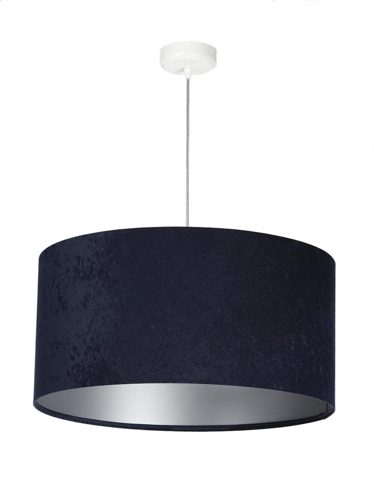 HÄNGELEUCHTE Blau 60/30 cm - Blau/Silberfarben, Kunststoff (60/1.1/30cm) - ONZENO