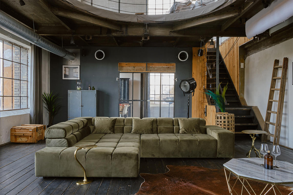 ECKSOFA MIT MOTORISCHEM SITZVORZUG NEVADA Hellgrün Velvet - Schwarz/Hellgrün, Textil (319/215cm) - KAWOLA