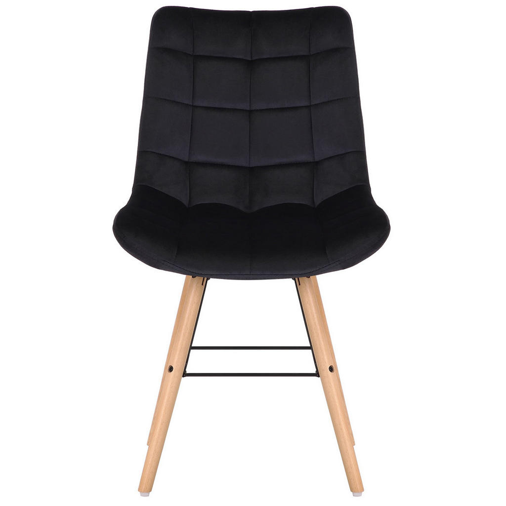 Thumbnail - CLP Stuhl, Schwarz, Textil, 46x82x60 cm, Esszimmer, Stühle, Esszimmerstühle, Vierfußstühle