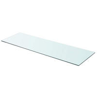 REGALBODEN Glas Transparent 90/30 Cm - Transparent, Glas (30/0.8/90cm) - vidaXL