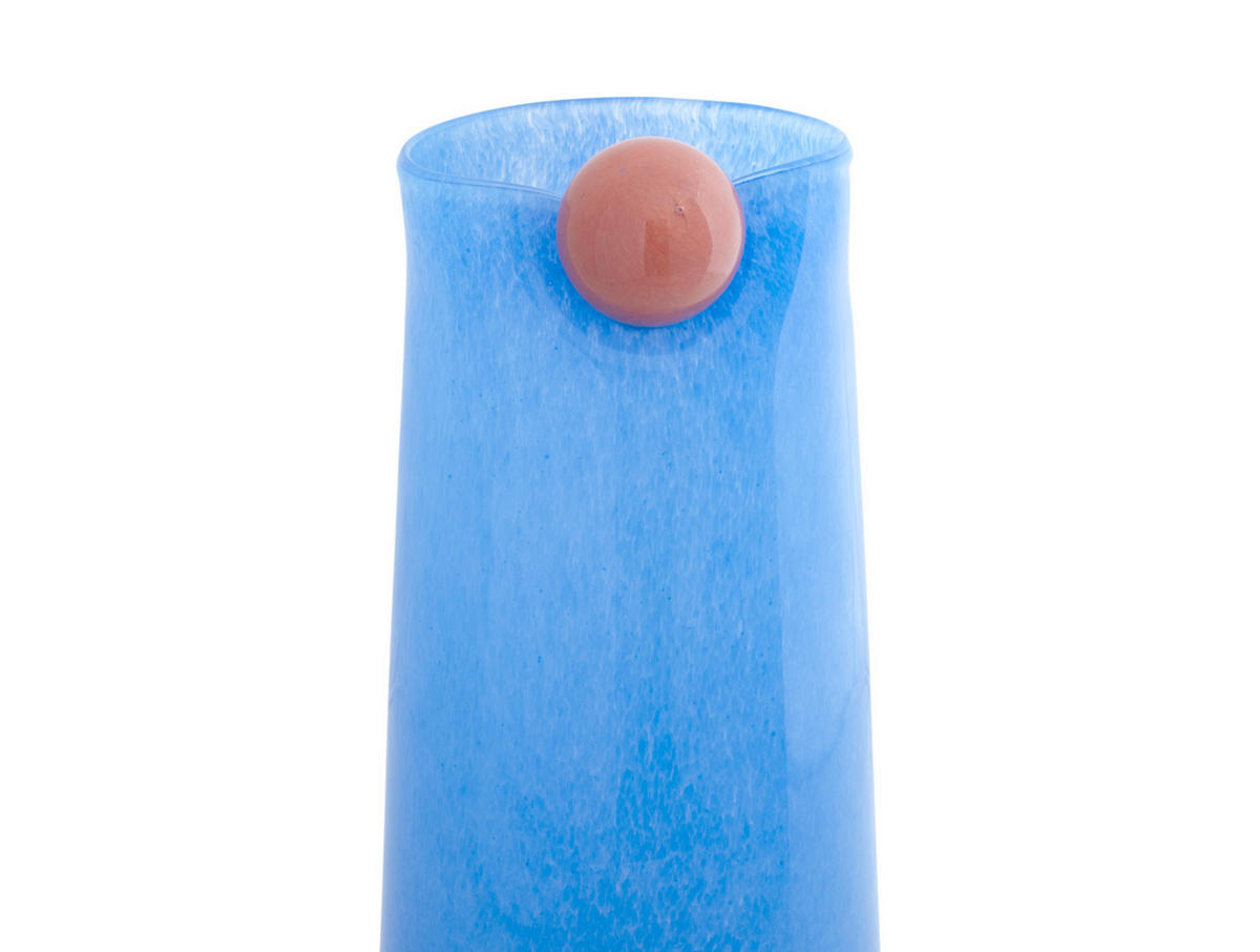 VASE Bolita 16/16/32 cm - Blau, Glas (16/32cm) - Present Time