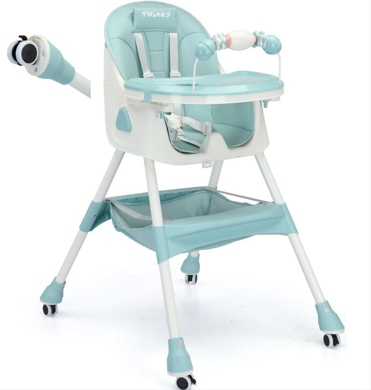 HOCHSTUHL Baby MAXI 2-in-1 mit Klappbarer Blau - Blau, Kunststoff (40/90/40cm) - Twinky