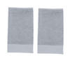 GÄSTEHANDTÜCHER Black Line Stone Mr silber 2er Set - Hellgrau, Textil (30/50cm) - done