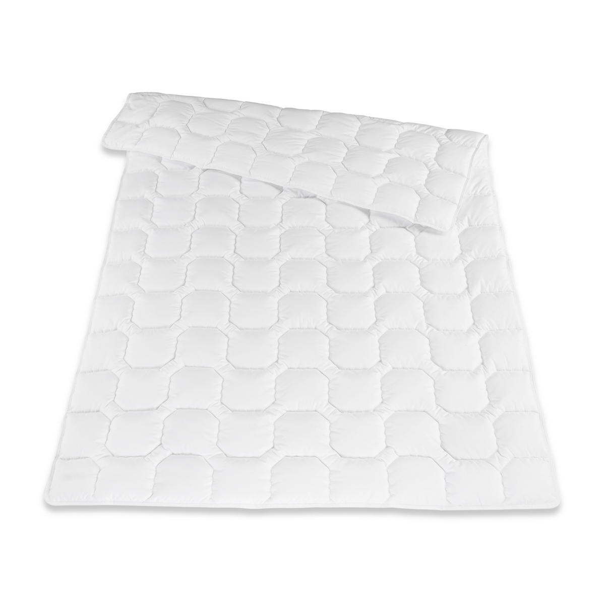 STEPPBETT Softline, verschiedene Wärmestufen, Allergikergeeignet, Ausführung: Leicht-Steppbett, Größe: 200 x 200 cm - Weiß, Textil (200/200cm) - Betten-ABC