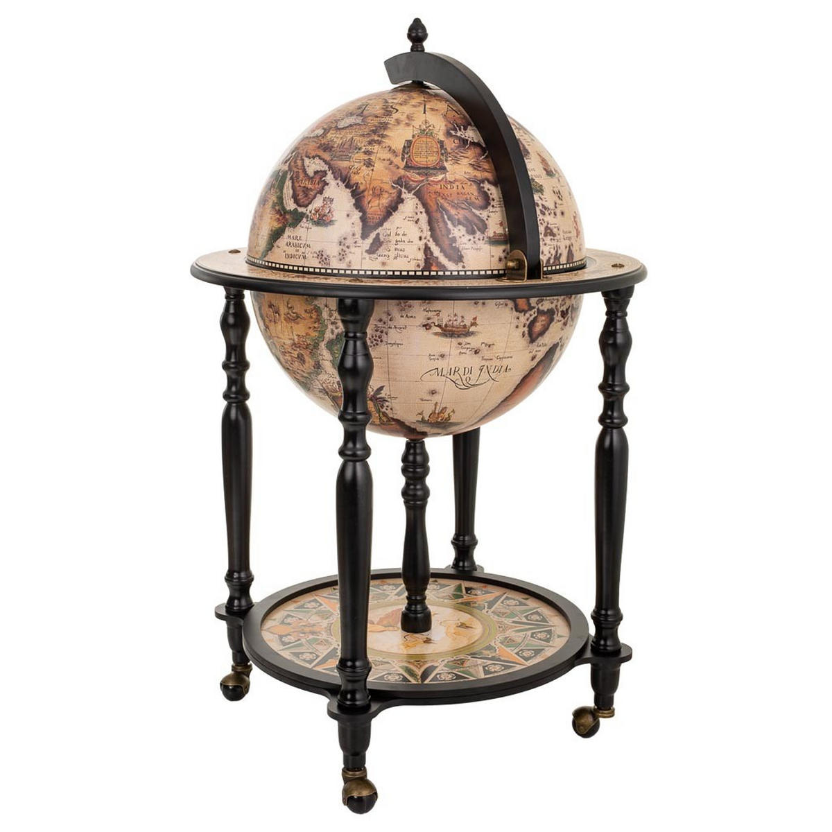 HAUSBAR 60x60x95 cm - Multicolor, Holz (60/95/60cm) - Wanderlust