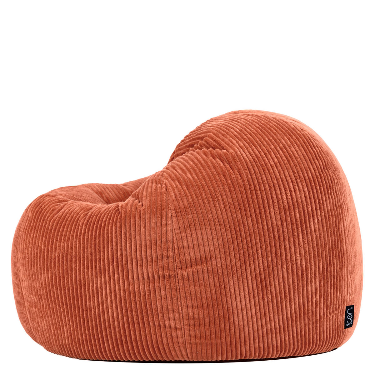 SITZSACK Klassisch Kingston, Cord - Terracotta, Textil (85/50/85cm) - icon