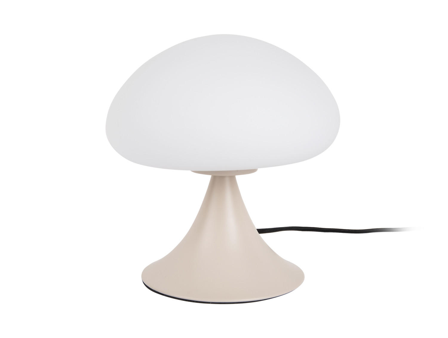 TISCHLAMPE Hongo 20/20/21 cm - Grau, Glas (20/20/21cm) - Leitmotiv