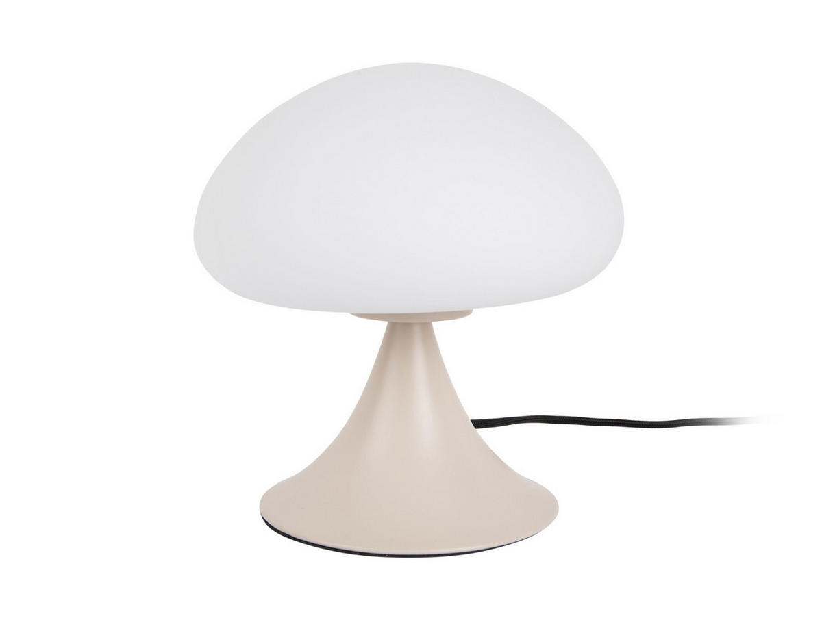 TISCHLAMPE Hongo 20/20/21 cm - Grau, Glas (20/20/21cm) - Leitmotiv