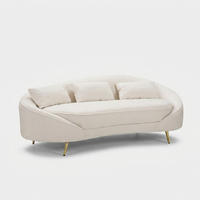 3-SITZER Sofa gepolstert Oslo - Weiß - Weiß, Holz/Kunststoff (84/68/185cm) - Pasmara