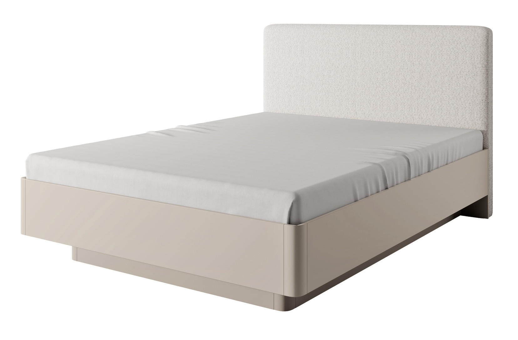 Emporius Doppelbett Beige 160x200 cm