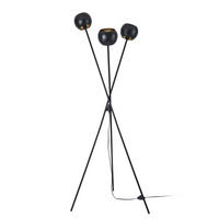 STEHLEUCHTE Nykvarn - Schwarz, Metall (58/58/161cm) - lux.pro