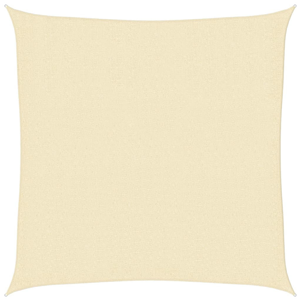 SONNENSEGEL 160 g/m² Creme 3x3 m HDPE - Creme, Textil (300/300cm) - furnicato
