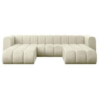 WOHNLANDSCHAFT modulares Sofa Joren-U1 - 319x177x70 cm Beige - Beige, Holzwerkstoff/Textil (319/70/177cm) - ALTDECOR