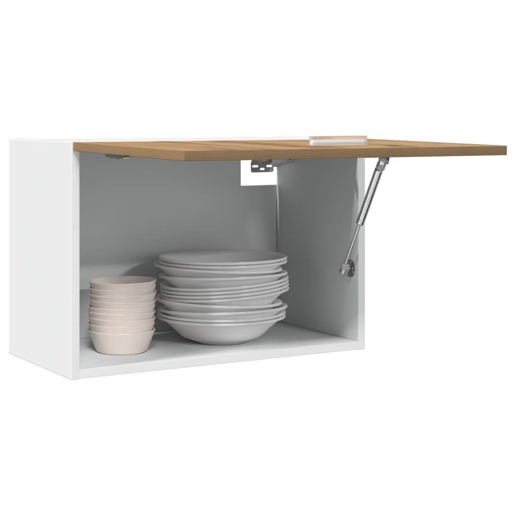 KÜCHENOBERSCHRANK Lyon mit 1 Tür 60/31/40 cm aus Holzwerkstoff Artisan-Eiche Dekor - Eiche Artisan, Holz (60/40/31cm) - vidaXL