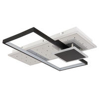 LED DECKENLEUCHTE Dabby Weiß - Weiß, Metall (50/50/7.2cm) - Globo Lighting