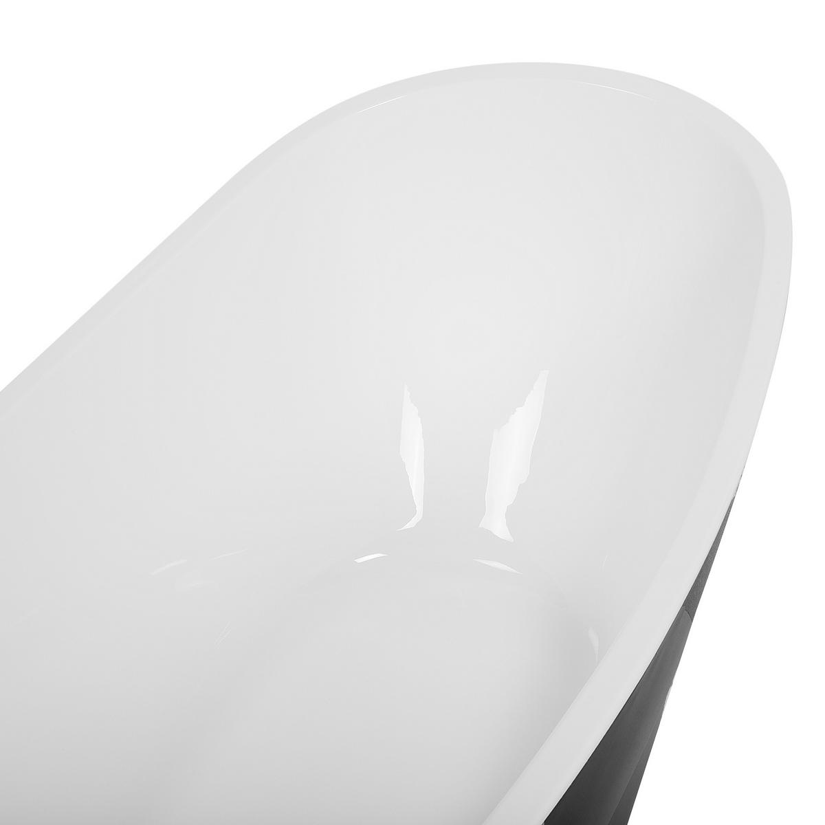 BADEWANNE FREISTEHEND 73x170x74 cm schwarz Buenavista - Schwarz, Kunststoff (73/74/170cm) - Beliani