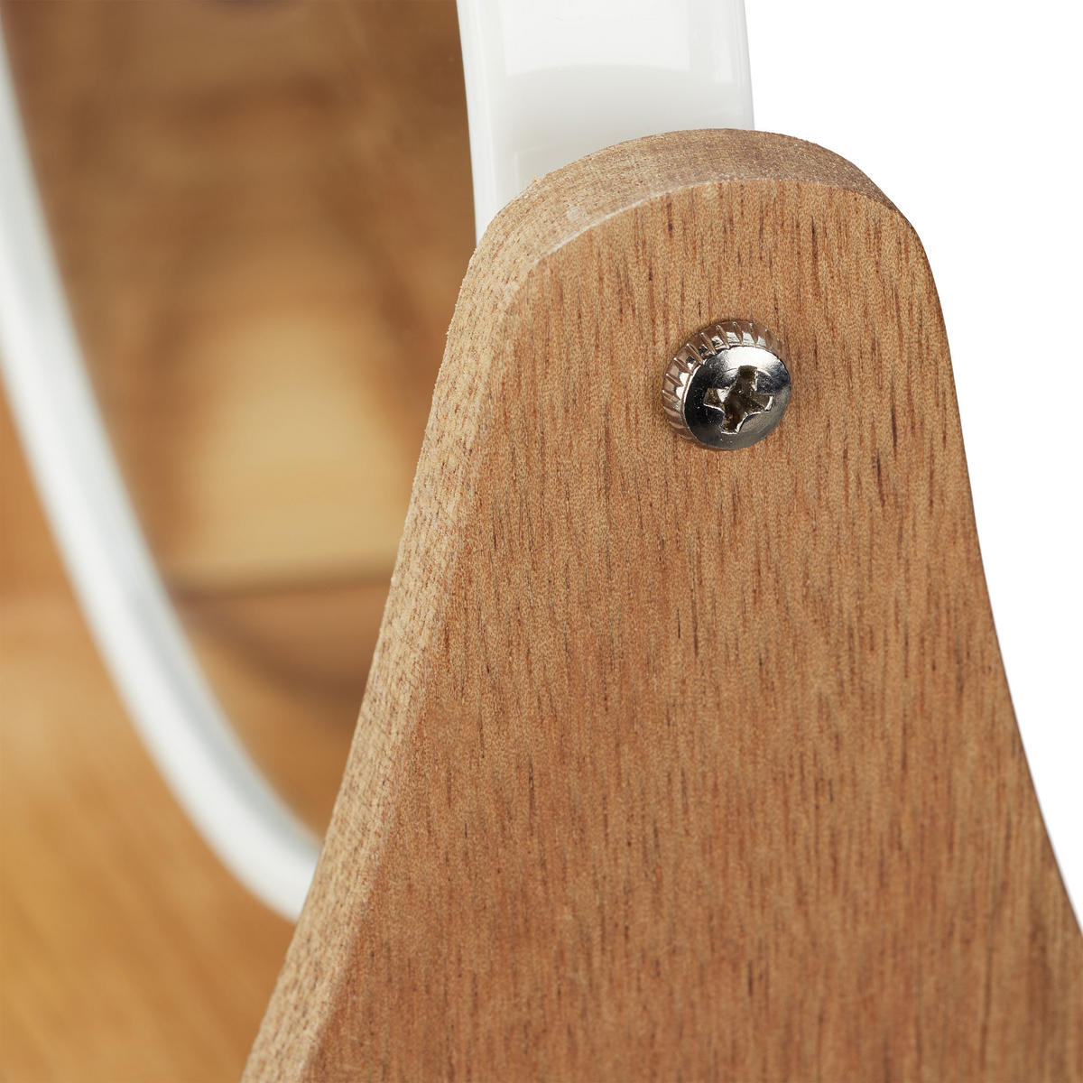 SCHMINKAUFSATZ - Multicolor, Glas/Holz (19/34/10.5cm) - Relaxdays