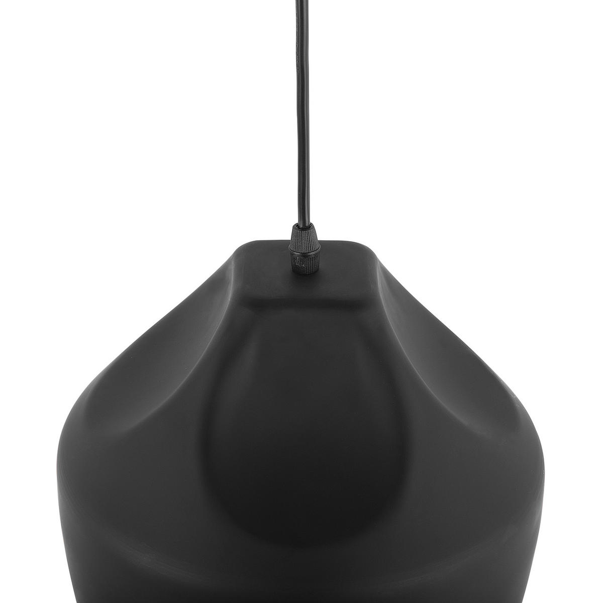 HÄNGELEUCHTE Evinos 22/22/118 cm - Schwarz, Metall (22/22/118cm) - Beliani