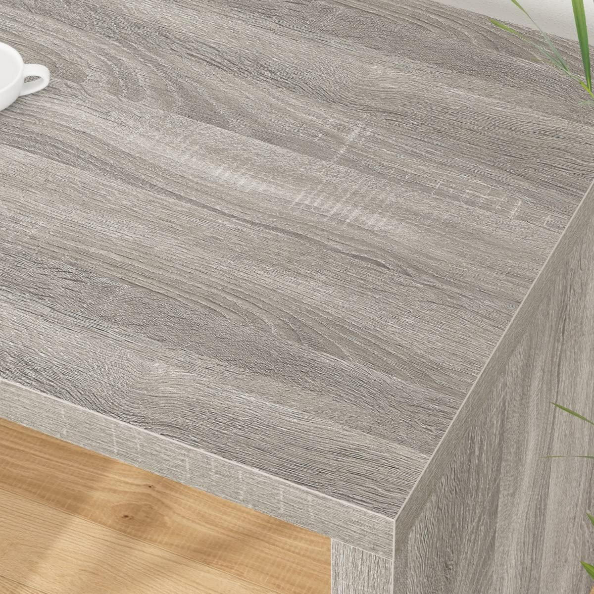 SCHREIBTISCH mit Schubladen flexibel 140 x 50 x 76 cm - Hellgrau, Holzwerkstoff/Metall (50/140/76cm) - Quality Elegance