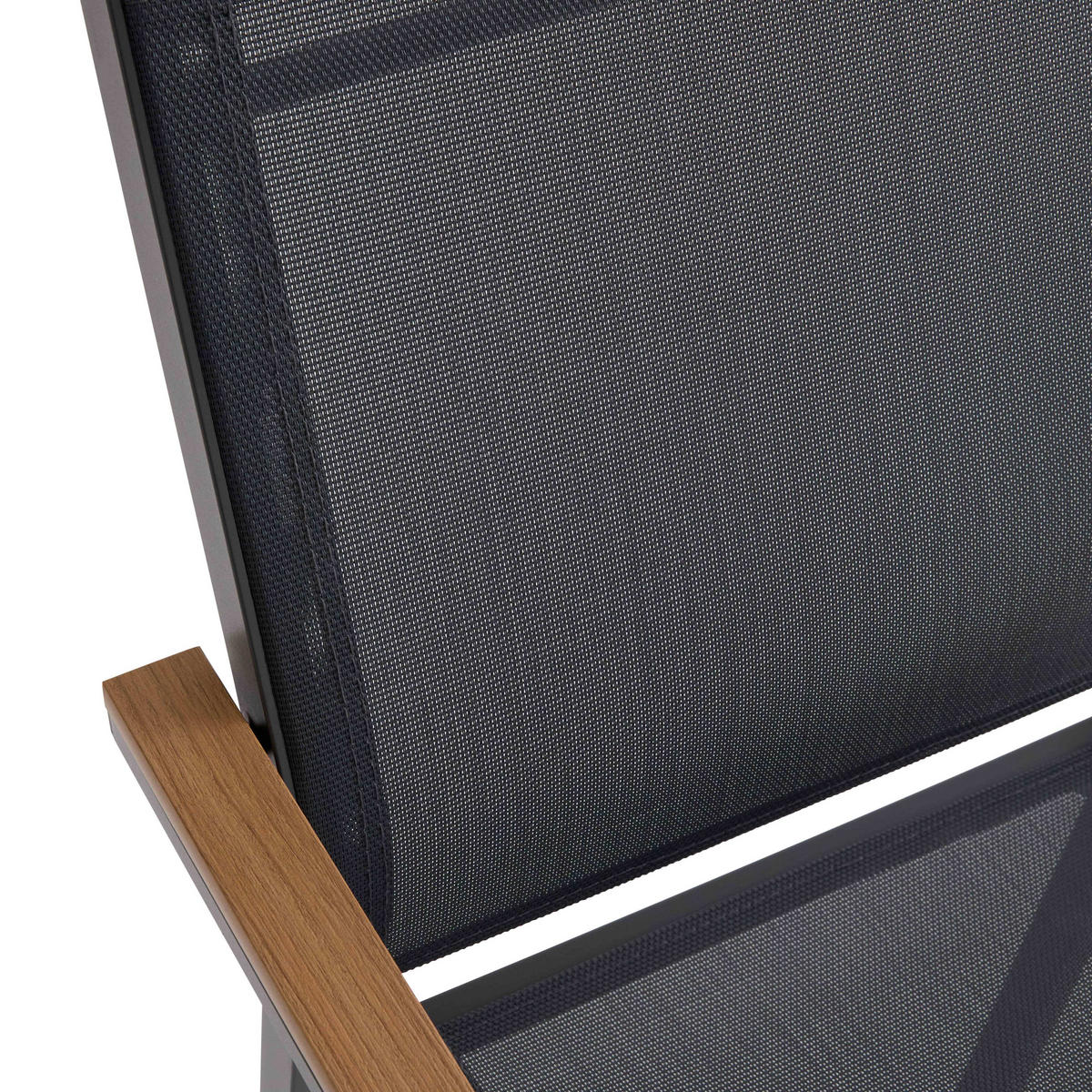 GARTENSTUHL, Grau - Grau, Textil (56/86/56cm) - Oviala