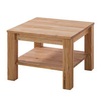 COUCHTISCH - Eiche massiv - Eichefarben, Holz (60/60/45cm) - home24