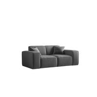 SOFA Celes Premium 2-sitzer Opera Velvet - Dunkelgrau, Holzwerkstoff/Textil (186/73/88cm) - Fun Möbel
