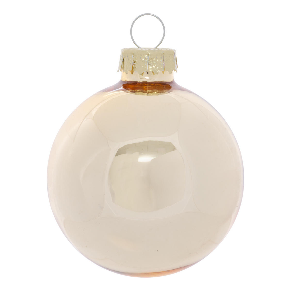 CHRISTBAUMKUGEL Set Gold 5,6/5,6/7,5 cm - Goldfarben, Glas (5.6/7.5/5.6cm) - Atmosphera Createur d´interieur