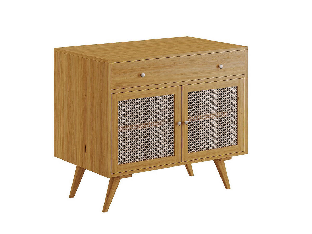EINZELWASCHTISCH - 90 cm x 55 cm - Holz, Platte - Naturfarben Hell - MANSULAN - Naturfarben, Holz (90/80/55cm) - Vente-Unique
