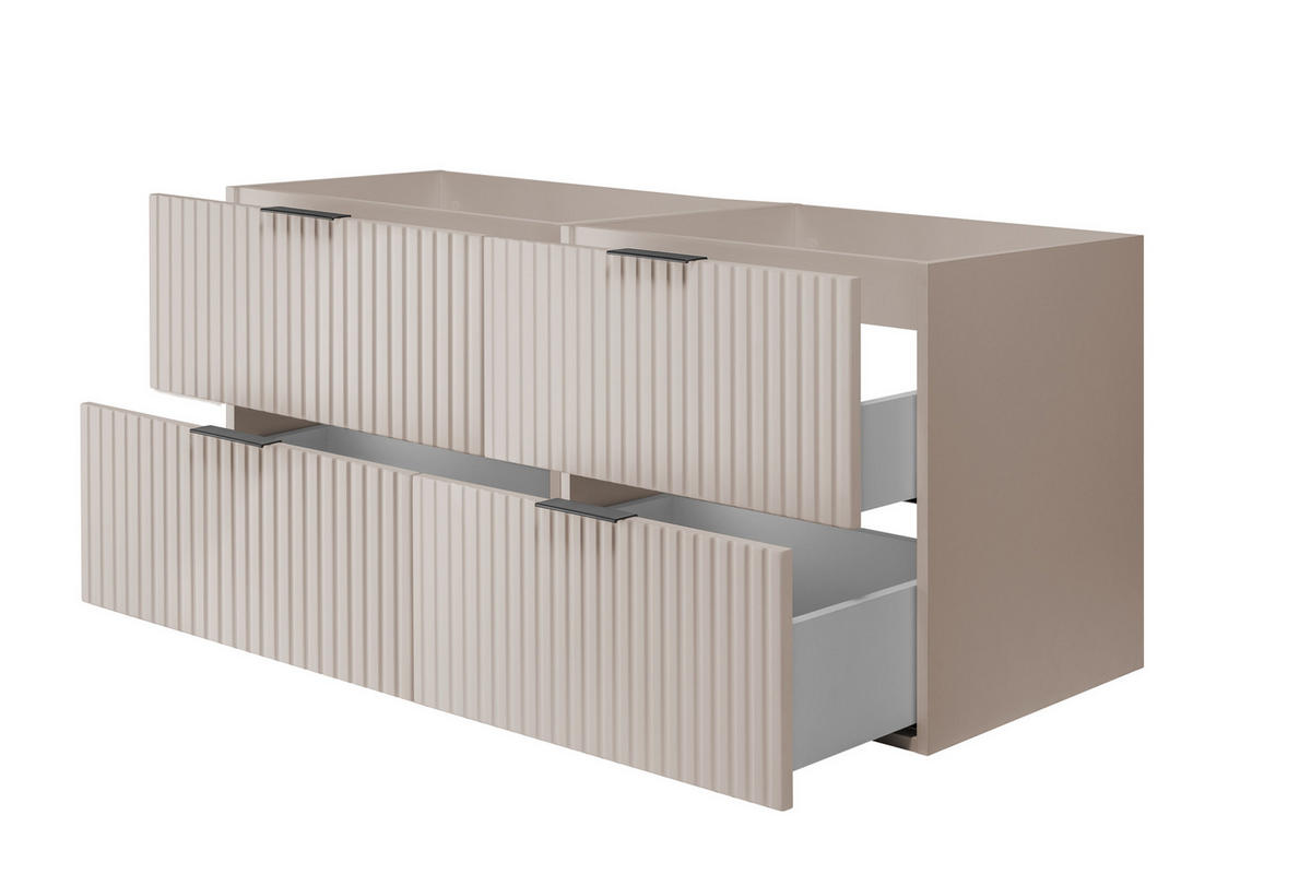 WASCHBECKUNTERSCHRANK FLOW Kaschmir 120/57/46 cm - Kaschmir, Holzwerkstoff (120/57/46cm) - Rodan