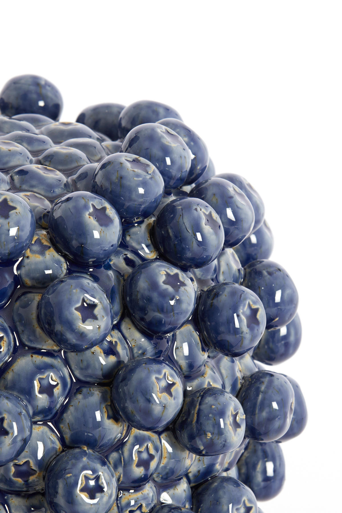 LAMPENSOCKEL Berries Blau 31.5/31/35 cm - Blau, Keramik (31.5/31/35cm) - Light & Living