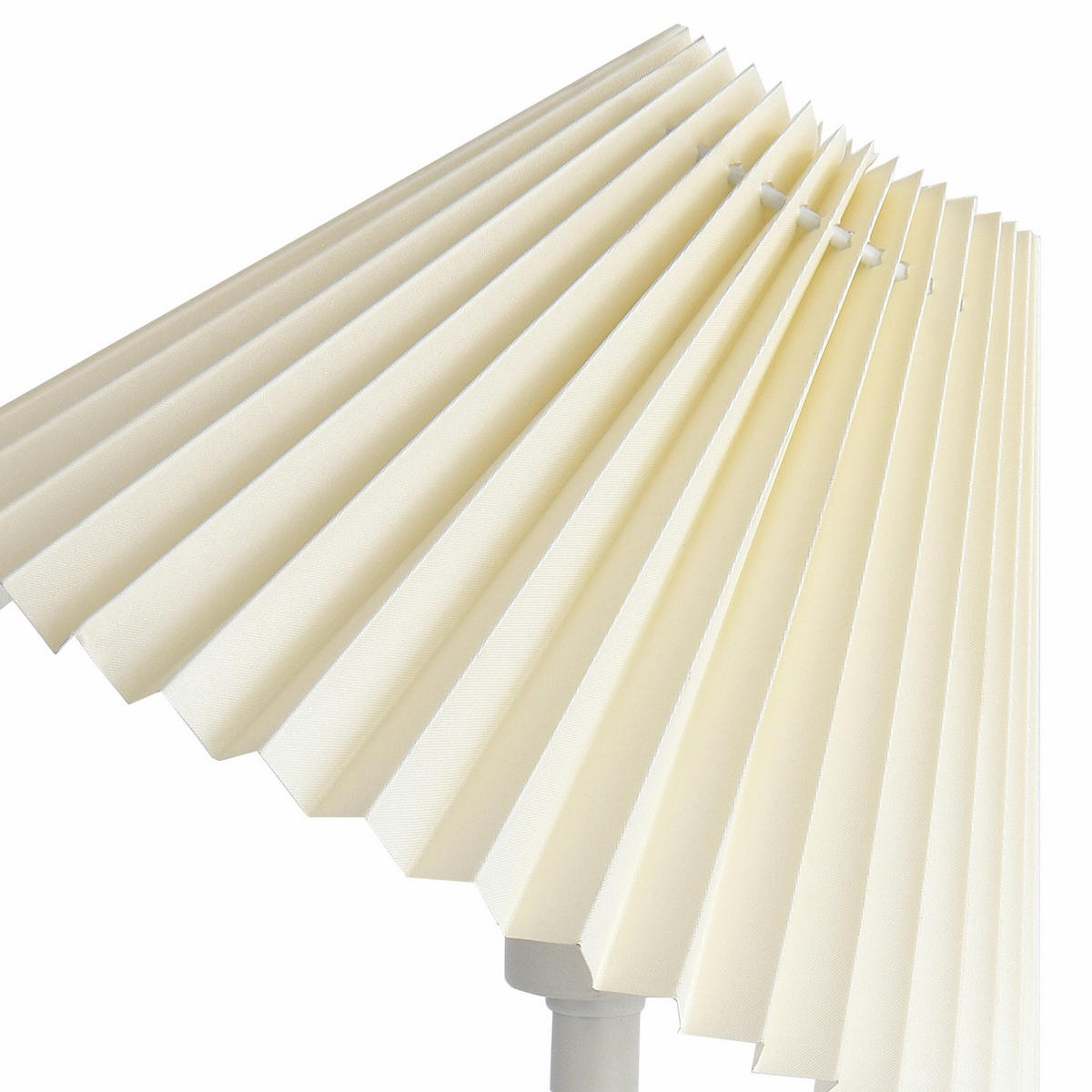 TISCHLEUCHTE Sittingbourne - Creme, Textil (24/24/35cm) - lux.pro