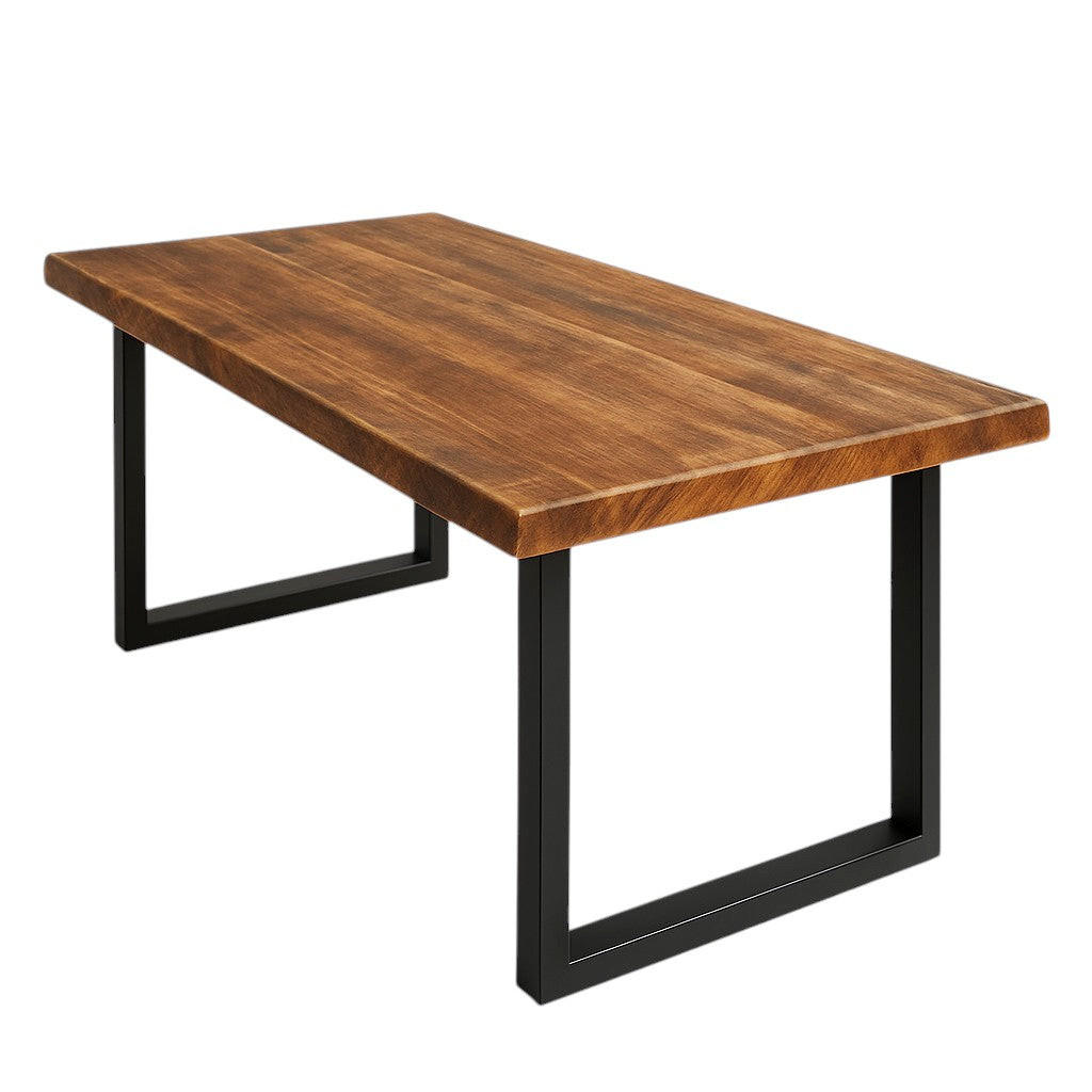 ESSTISCH Rustikales Industrielles Kanadisches Holz - Mittlere Eiche - 300/80/76 cm - Braun, Holz (300/80/76cm) - TRL Handmade Furniture