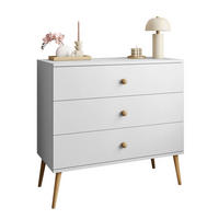 KOMMODE mit Schubladen HARMONY Weiß - Weiß, Holzwerkstoff (100/85/41cm) - Lookway