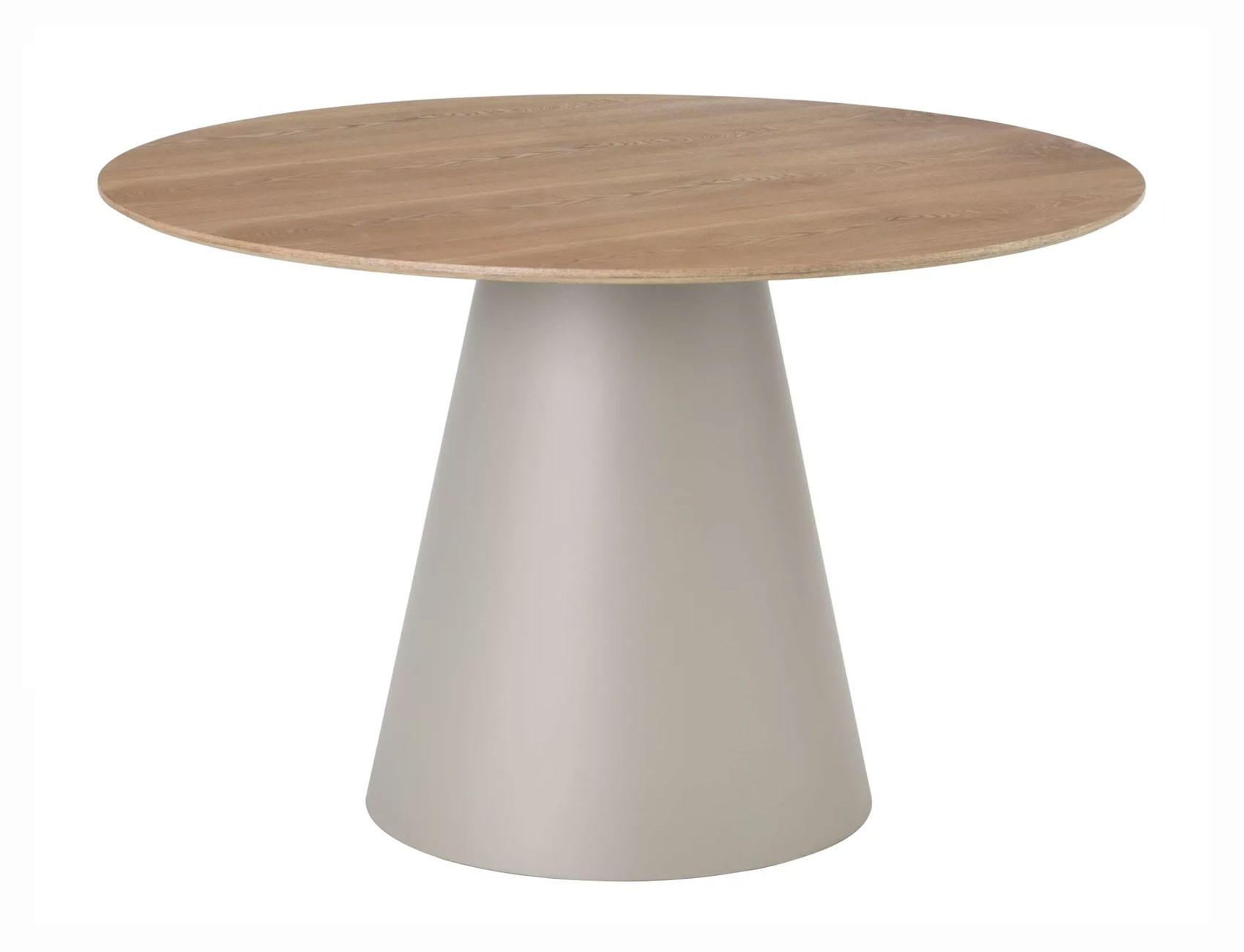 ESSTISCH Angel Eiche Natur / Kaschmir 120 / 120 / 76cm - Creme/Braun, Holz/Holzwerkstoff (120/120/76cm) - Feldmann-Wohnen