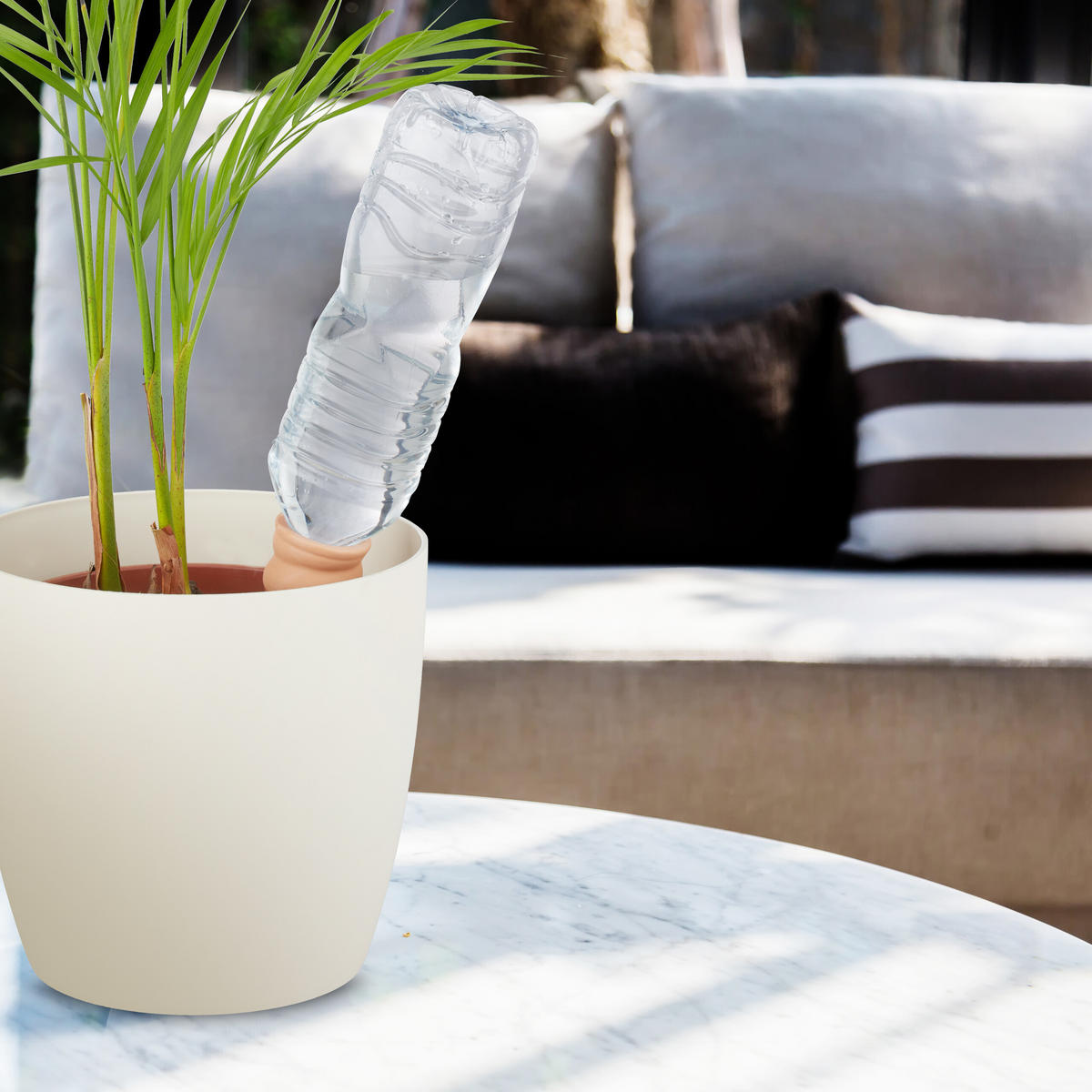 8XTONKEGEL - Hellbraun, Keramik (5/16.5/5cm) - Relaxdays