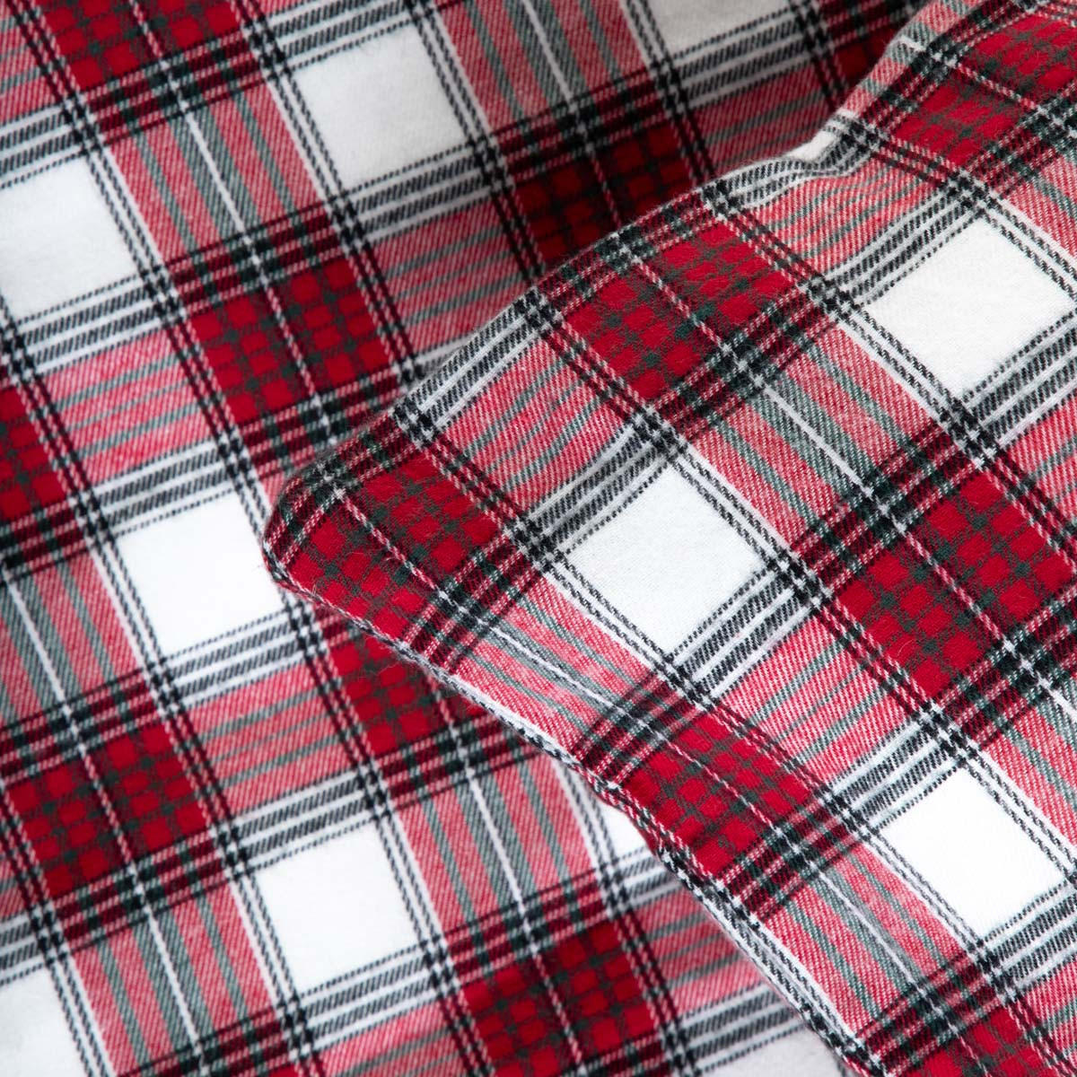 BETTWÄSCHE Nilsa rot Flanell 220/200 cm - Multicolor, Textil (220/200cm) - Homla