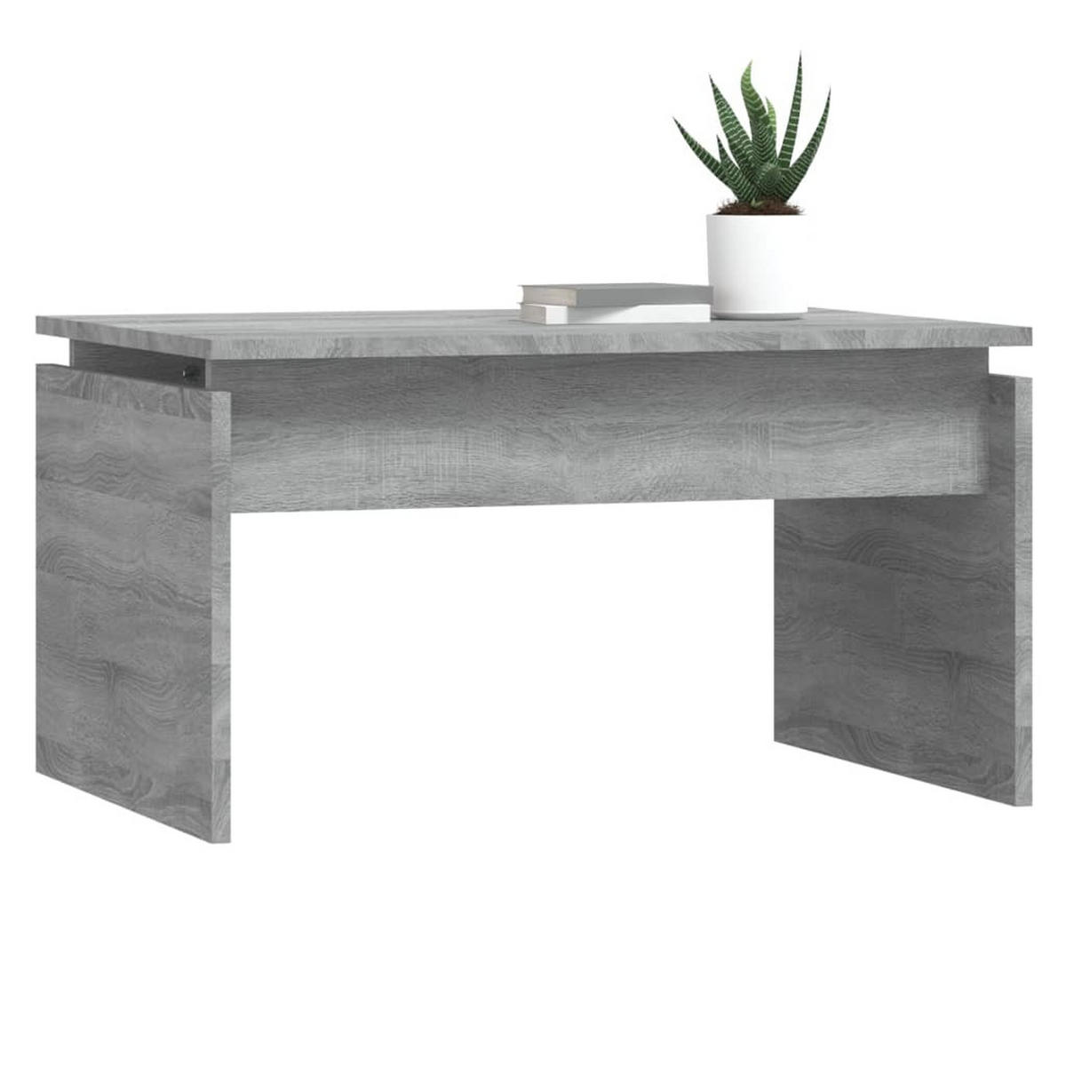 COUCHTISCH Grau Sonoma 68x50x38 cm Holzwerkstoff - Grau, Holzwerkstoff (50/68/38cm) - furnicato