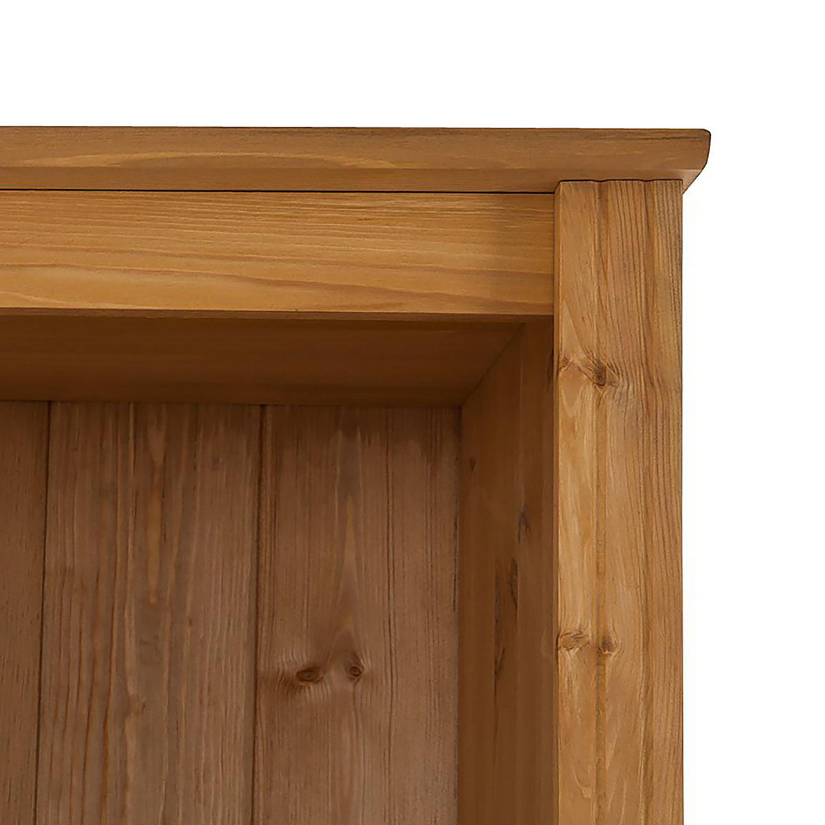 BÜCHERWAND - Kiefer massiv, Typ D - Kieferfarben, Holz (222/223/37cm) - home24