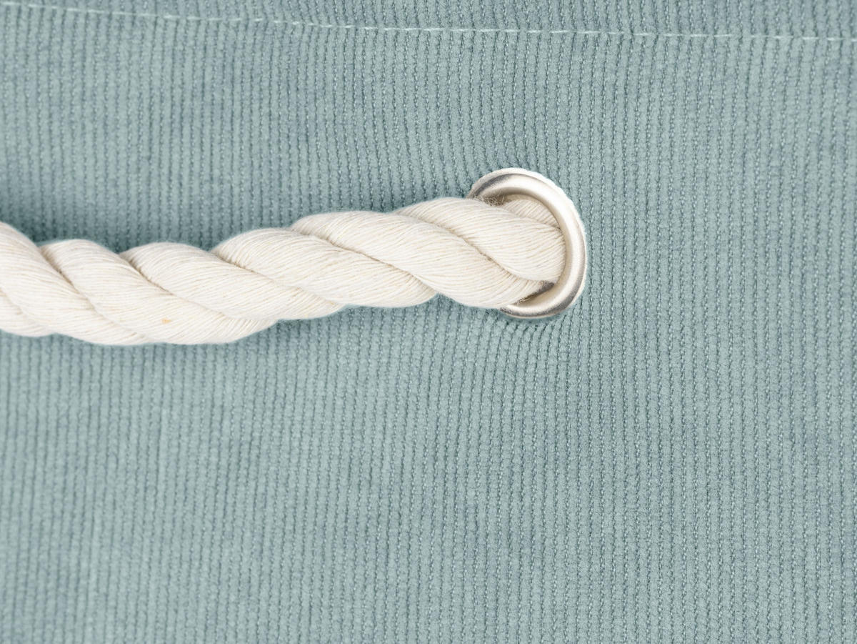 WÄSCHEKORB Textil mit Kordelzug - Mintgrün, Textil (29/51/25cm) - Tom Tailor